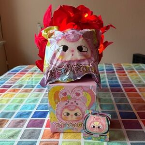 🐷 BABY THREE TAKE ME OUT PIG ZIPPER BAG 🐷 NWT 🐷